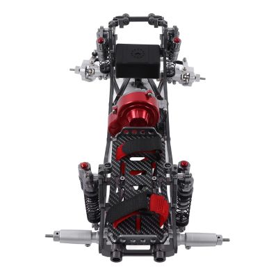 Metal Chassis Frame Kit, 313mm Wheelbase Metal Chassis Frame Kit High Strength Reliable for SCX10 for 1/10 RC Off Road for 1/10 RC Crawler(Silver)