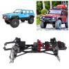 Metal Chassis Frame Kit, 313mm Wheelbase Metal Chassis Frame Kit High Strength Reliable for SCX10 for 1/10 RC Off Road for 1/10 RC Crawler(Silver) view 4