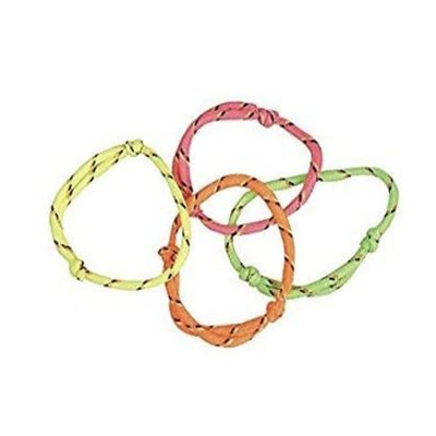 24 Neon Rope Friendship Bracelets Birthday Favors School Teacher Doctor Gifts Party Favor Toys Accessory