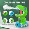 EagleStone Movable Dinosaur Shooting Toys for Kids 5-7 with Spraying, Electronic Target Game Toy with 2 Pump Guns, 48 Foam Balls, Party Favor Christmas Toys with Score Record, Sound view 2