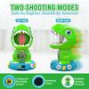 EagleStone Movable Dinosaur Shooting Toys for Kids 5-7 with Spraying, Electronic Target Game Toy with 2 Pump Guns, 48 Foam Balls, Party Favor Christmas Toys with Score Record, Sound view 3