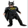 DC The Flash Movie: Batman Deluxe Costume for Kids by Rubies, Boy's Medium view 1