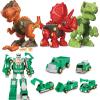 Laradola Toys for 3-8 Year Old Boys - Construction Transform Robot Kids Cars with Take Apart Dinosaur Toys for Kids 3-5, 5-7, Christmas & Birthday Gifts for Boys & Girls view 1