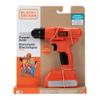 Black + Decker Jr. Electronic Power Drill, Boys, Kids Pretend Play Tool with Realistic Sound & Action! view 4