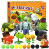 Maikerry 12pcs PVZ Figurines Action Figures PVZ Set Game Great Birthday Gifts for Boys and Girls -with Waterproof Battlefield Map view 1