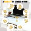 Weewooday Gyroscope Balance Metal Anti-Gravity Spinning Top for Stress-Relieving, Recreational, Training Toy (Gold) view 3
