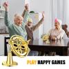 Weewooday Gyroscope Balance Metal Anti-Gravity Spinning Top for Stress-Relieving, Recreational, Training Toy (Gold) view 4