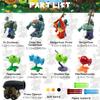 Maikerry 9pcs PVZ Figurines Set Plants Toys Game Great Birthday Gifts for Boys and Girls -with Waterproof Battlefield Map view 2