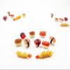 Dollhouse Food Lot 10 Loose Japanese Food Sushi Nigiri Miniature Food 16209 view 2