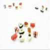 Dollhouse Food Lot 10 Loose Japanese Food Sushi Nigiri Miniature Food 16205 view 1