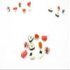Dollhouse Food Lot 10 Loose Japanese Food Sushi Nigiri Miniature Food 16205 view 3