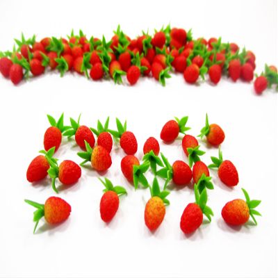 Dollhouse Miniature Food Lot 20 Loose Strawberry Fruit Tiny Supply 16193