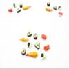 Dollhouse Food Lot 10 Mixed Loose Japanese Food Sushi Nigiri Miniature 16208 view 2