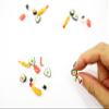 Dollhouse Food Lot 10 Mixed Loose Japanese Food Sushi Nigiri Miniature 16208 view 4
