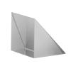 Kuuleyn Glass Right Angle Triangle Prism, Optical Prism, Triangular Prism K9 Optical Glass Three Base Light Triangular Prism for Teaching Tool Gift(15 * 15 * 15) view 2
