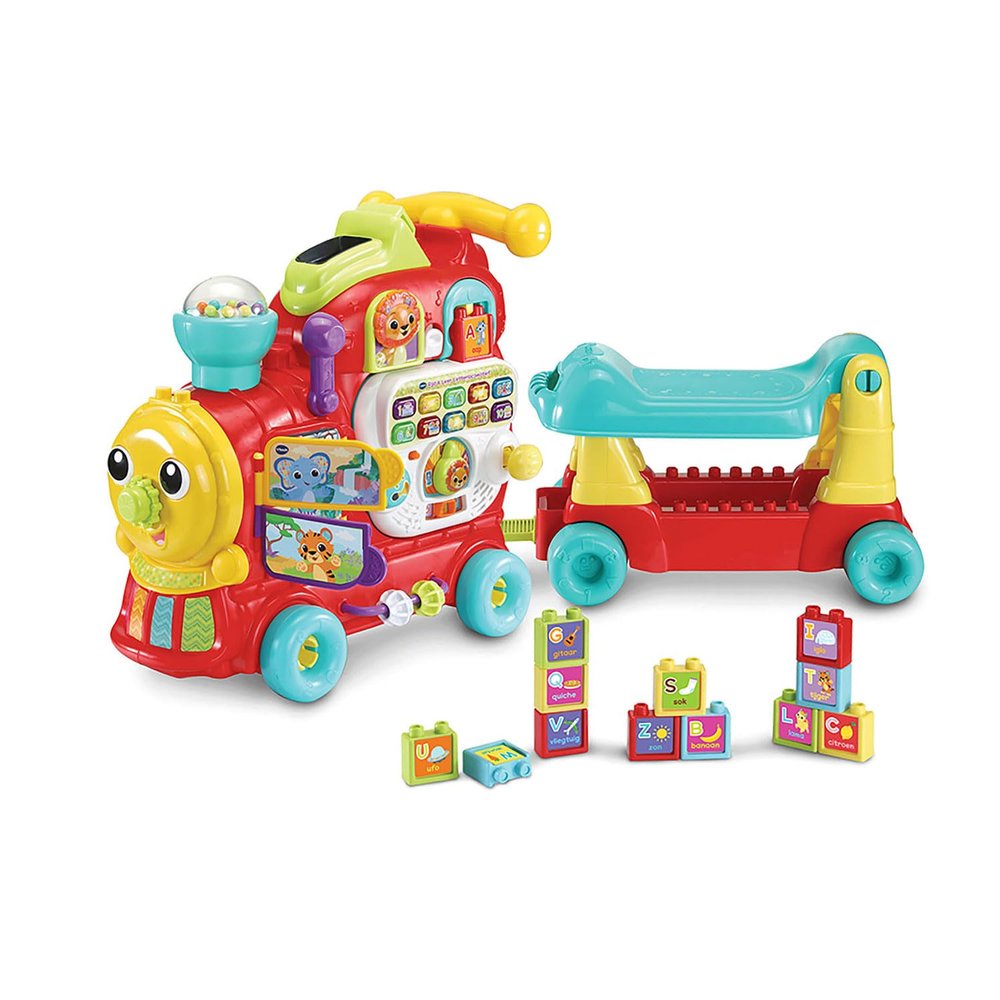 VTech Baby Ride & Learn Letter Locomotive - Interactive Toy - Stimulates Fine & Grove Motor Skills - 1 to 3 Years