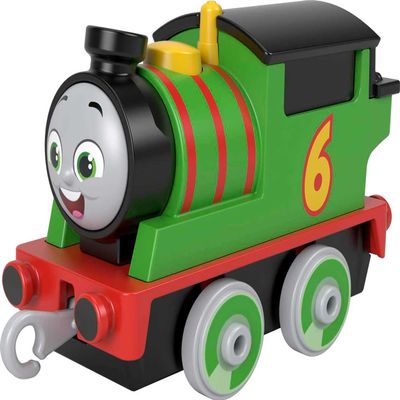 Thomas & Friends Toy Train, Percy Diecast Metal Engine, Push-Along Vehicle for Preschool Pretend Play, HBY22