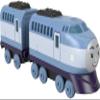 Thomas & Friends by Fisher-Price Toy Train, Large Push-Along Die-Cast Kenji Engine & Cargo Car from The Classic & All Engines Go Series view 4