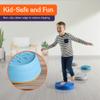 Special Supplies Stepping Stones for Kids, 5 Balance Indoor and Outdoor Blocks Promote Coordination, Balance, Strength, Child Safe Rubber, Non-Slip Edging, Stackable (Ocean) view 3