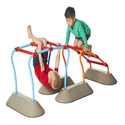 GONGE Mini Parkour Set - Obstacle Course to Enhance Physical Development, Coordination, and Cognitive Skills Through Social Play, for Indoor and Outdoor