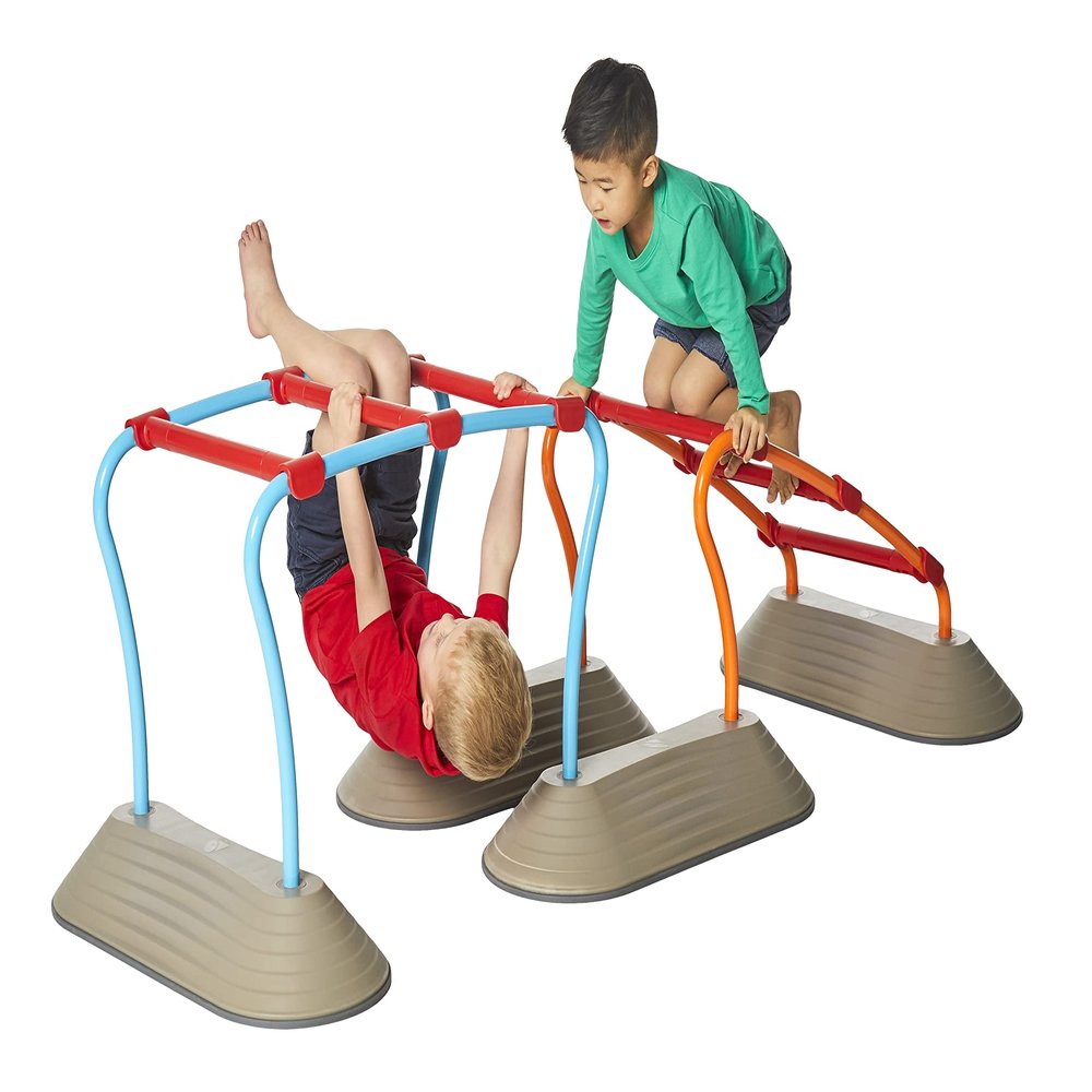 GONGE Mini Parkour Set - Obstacle Course to Enhance Physical Development, Coordination, and Cognitive Skills Through Social Play, for Indoor and Outdoor