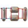 GONGE Mini Parkour Set - Obstacle Course to Enhance Physical Development, Coordination, and Cognitive Skills Through Social Play, for Indoor and Outdoor view 2