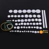 Aqur2020 Gears Kits, Gears Pulley, Plastic Practical Small Parts Robots for Car(75 Kinds Gear kit) view 3