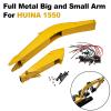 DAPENGNIAO Upgrade Full Metal Big and Small Arm for HUINA 1550 RC Crawler Car 15CH 2.4G 1:14 RC Excavator Metal Arm Part Accessories view 3