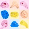 WUHUANIU Slime Kit with 6 Pack Scented Slime,Watermelon /Unicorn /Blue/Peach Slime,Super Soft and Non-Sticky,Surprise Slime Toys for Girls and Boys view 2