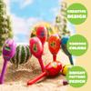JOYIN 24 Pcs Cinco De Mayo Mini Wooden Maracas Musical Party Favors for Birthday Party Favors, Mexican Fiesta Decorations, Luau Photo Props, Carnivals Event, Taco Tuesday view 3