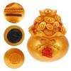 BESTOYARD Golden Piggy Bank Feng Shui Money Bag for Wealth and Luck, Chinese Tradition Decoration, Home Decor, view 4