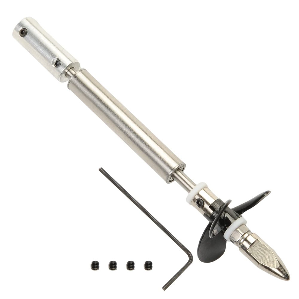 Drive Shaft w Propeller and Universal Joint for RC Boat, L100mm Shaft, L50mm Sleeve, D36mm Propeller, Fit for 4mm Motor Shaft, (Bettomshin)