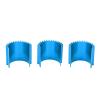 AMONIDA 3pcs Aluminium Alloy Brushless Brushed Motor Heat Sink, Anti Deformation Metal Motor Heat Sink for C14, C24, B14, B24 RC Car (Blue) view 3