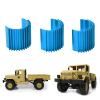 AMONIDA 3pcs Aluminium Alloy Brushless Brushed Motor Heat Sink, Anti Deformation Metal Motor Heat Sink for C14, C24, B14, B24 RC Car (Blue) view 4