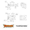 Tenshock Mini Mono Steering Seat for RC Boat Mini Scord Mini-DOM 06015D Rudder TS-BP02210002 view 4