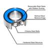 15x28x7mm | 6902-2RS (2 Rubber Sealed Bearings) view 3