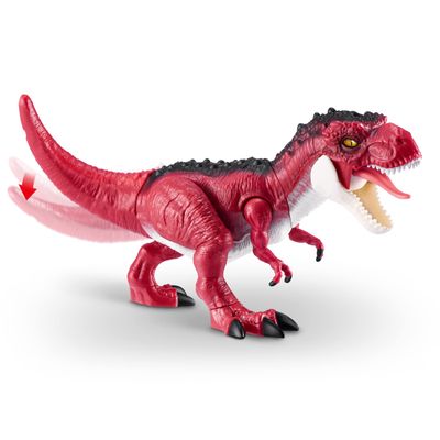 Robo Alive Dino Action T-Rex by ZURU Dinosaur Toys, Real Biting Action, Lifelike Roars Sound, Robotic Interactive Reptile Toy for Boys