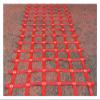 DREAMOSA Climbing Cargo Net,Obstacle Course Net,Playground Swings Backyards Treehouse Netting Rope Ladder for Jungle Gym Fence Protection Nets, Ninja Warrior Attachment&Training Equipment,Red view 1