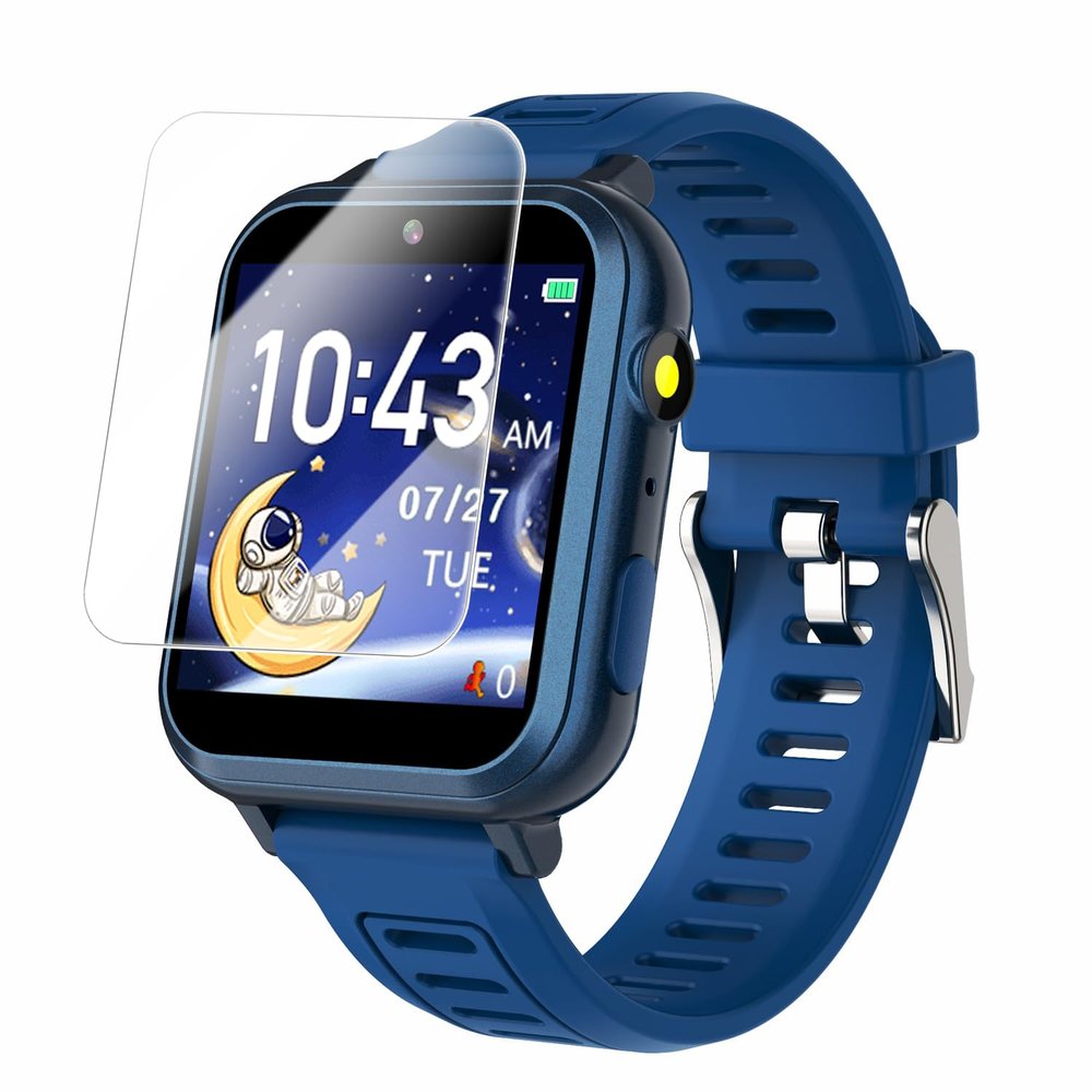 Cosjoype Kids Game Smart Watch for Kids with 39 Puzzle Games HD Touch Screen Camera Music Player Pedometer Alarm Clock Calculator Flashlight 12/24hr Kid Watch Gift for 4-12 Year Old Boys Toys for Kid