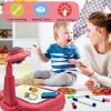 Drawing Projector Table for Kids, Handbag Design Painting Drawing Table LED Projector Childrens Toy Educational Early Learning Projection Drawing Table Sketch Doodle Board for Kids Boys Girls (Pink) view 2