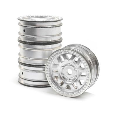 Axial 1.0 KMC Machete Wheels, Satin (4): SCX24, AXI40005