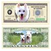 American Art Classics Pack of 25 - Westie Dog Million Dollar Bill - Best Gift for West Highland White Terrier Lovers view 1