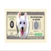 American Art Classics Pack of 25 - Westie Dog Million Dollar Bill - Best Gift for West Highland White Terrier Lovers view 2