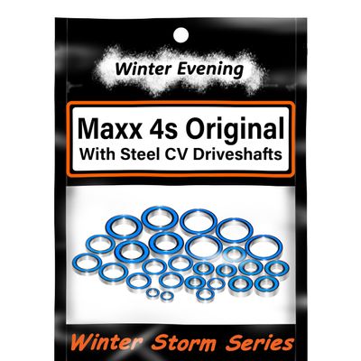 Winter Evening - for Traxxas Maxx 4s (Original) with Steel CV Axle Upgrade Only | Bearings Kit