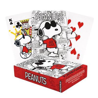 Aquarius Peanuts Joe Cool Playing Cards - Joe Cool Themed Deck of Cards for Your Favorite Card Games - Officially Licensed Peanuts Merchandise & Collectibles