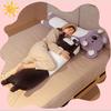 Cute Cartoon Long Throw Pillow Lovely Sleeping Hugging Pillow Soft Plush Stuffed Animals Toy Doll Body Pillow Kids Room Bedding Home Decorative Pillow Toy Gifts for Kids Women Girlfriend Koala 70CM view 3