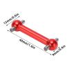 Dog Bone Drive Shaft, 4PCS Aluminum Alloy Upgrade for RC Car Parts, Durable Lightweight Red Shaft Set for TT01 TT02 Models Racing and Hobby Use view 2