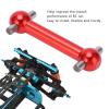 Dog Bone Drive Shaft, 4PCS Aluminum Alloy Upgrade for RC Car Parts, Durable Lightweight Red Shaft Set for TT01 TT02 Models Racing and Hobby Use view 4