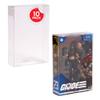 EVORETRO Action Figure Display Protective Case Box for GI Joe 6 inches Classified Series and Marvel Legends 6 inches Infinity Saga - 10-Pack - Stackable 0.40MM Thick, Clear PET Plastic Protector view 1