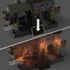 MEGA The Witcher Building Toys Set, Geralts Griffin Hunt with 1170 Pieces, 1 Micro Action Figure and Accessories, Adult Collectible view 3